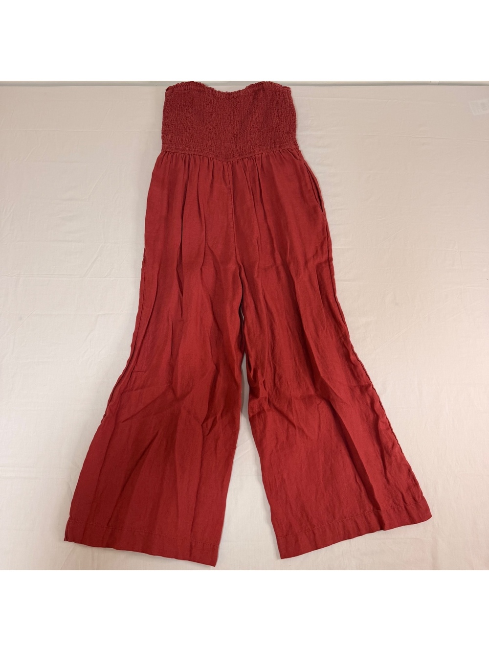 J.Crew Wide-Leg Jumpsuit in Rust Red, Size Small